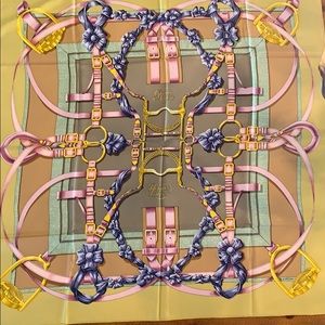 Hermès Equestrian Silk Scarf